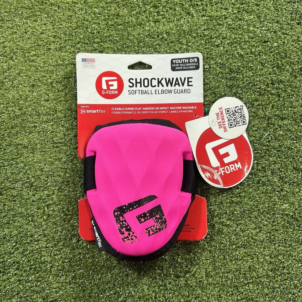G-Form Shockwave Softball Elbow Guard Limited Edition Pink Youth One Size NEW